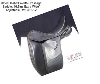 Bates\' Isabell Werth Dressage Saddle, 16.5ins Extra Wide* Adjustable Ref: 3627-2