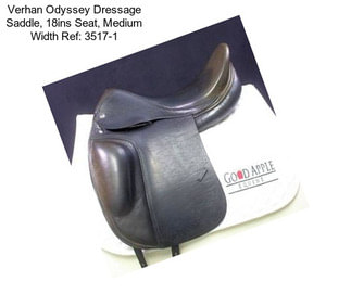 Verhan Odyssey Dressage Saddle, 18ins Seat, Medium Width Ref: 3517-1