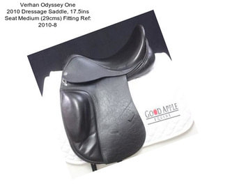 Verhan Odyssey One 2010 Dressage Saddle, 17.5ins Seat Medium (29cms) Fitting Ref: 2010-8