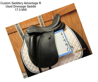 Custom Saddlery Advantage R Used Dressage Saddle 17.5\