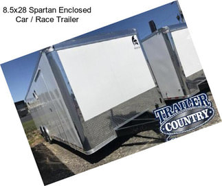 8.5x28 Spartan Enclosed Car / Race Trailer