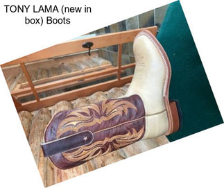 TONY LAMA (new in box) Boots