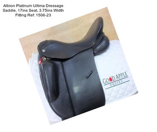 Albion Platinum Ultima Dressage Saddle, 17ins Seat, 3.75ins Width Fitting Ref: 1506-23