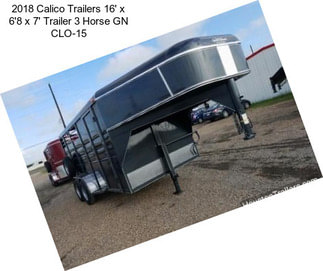 2018 Calico Trailers 16\' x 6\'8\