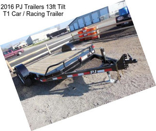 2016 PJ Trailers 13ft Tilt T1 Car / Racing Trailer