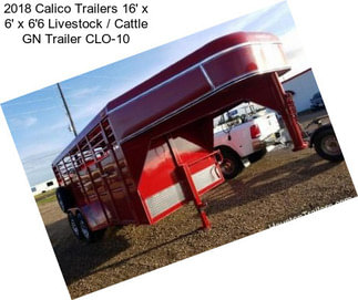 2018 Calico Trailers 16\' x 6\' x 6\'6\