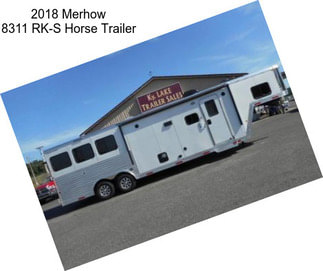 2018 Merhow 8311 RK-S Horse Trailer