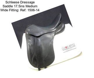 Schleese Dressage Saddle 17.5ins Medium Wide Fitting: Ref: 1506-14