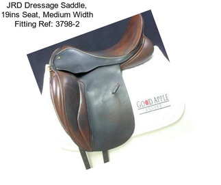 JRD Dressage Saddle, 19ins Seat, Medium Width Fitting Ref: 3798-2