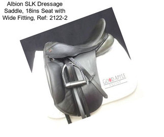 Albion SLK Dressage Saddle, 18ins Seat with Wide Fitting, Ref: 2122-2