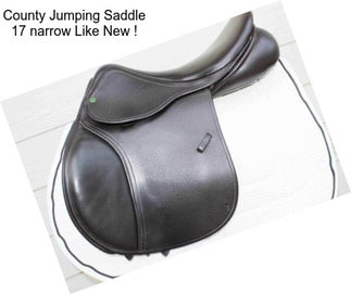 County Jumping Saddle 17\