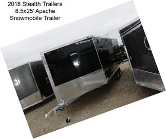 2018 Stealth Trailers 8.5x25\' Apache Snowmobile Trailer