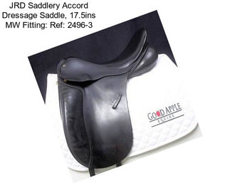 JRD Saddlery Accord Dressage Saddle, 17.5ins MW Fitting: Ref: 2496-3