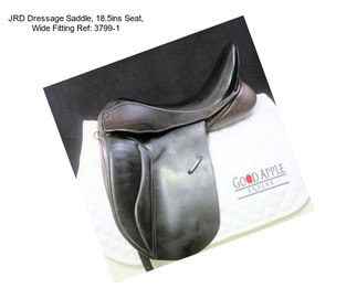 JRD Dressage Saddle, 18.5ins Seat, Wide Fitting Ref: 3799-1