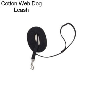 Cotton Web Dog Leash