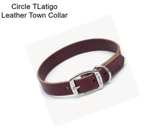 Circle TLatigo Leather Town Collar
