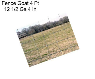 Fence Goat 4 Ft 12 1/2 Ga 4 In