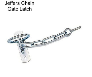 Jeffers Chain Gate Latch