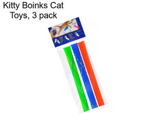 Kitty Boinks Cat Toys, 3 pack
