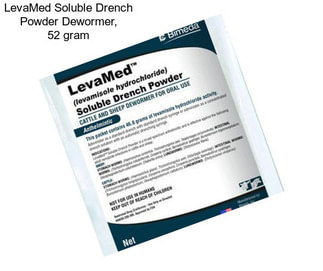 LevaMed Soluble Drench Powder Dewormer, 52 gram