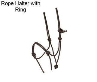 Rope Halter with Ring