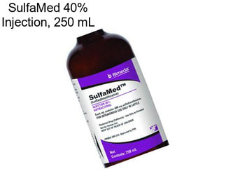 SulfaMed 40% Injection, 250 mL
