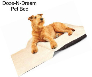 Doze-N-Dream Pet Bed