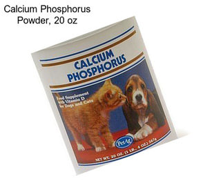 Calcium Phosphorus Powder, 20 oz