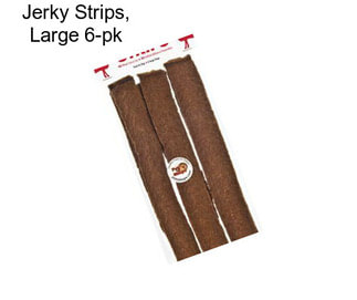 Jerky Strips, Large 6-pk