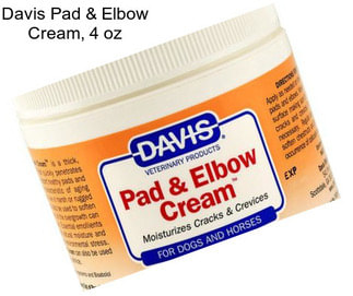 Davis Pad & Elbow Cream, 4 oz