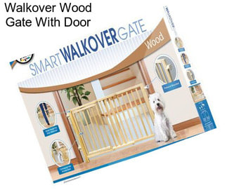 Walkover Wood Gate With Door