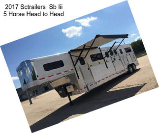 2017 Sctrailers  Sb Iii 5 Horse Head to Head