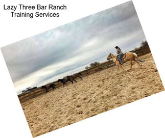 Lazy Three Bar Ranch Training Services