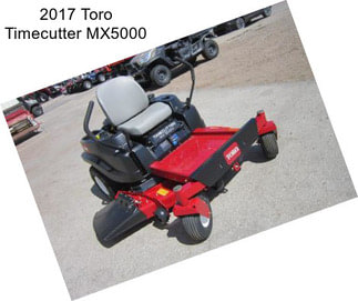 2017 Toro Timecutter MX5000