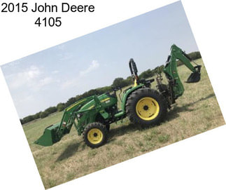 2015 John Deere 4105