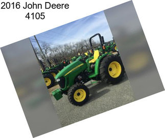 2016 John Deere 4105