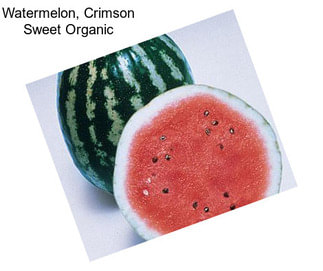 Watermelon, Crimson Sweet Organic