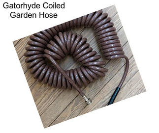 Gatorhyde Coiled Garden Hose