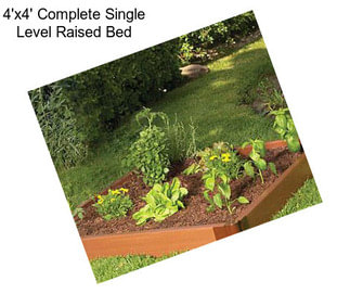 4\'x4\' Complete Single Level Raised Bed