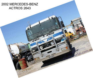 2002 MERCEDES-BENZ ACTROS 2643