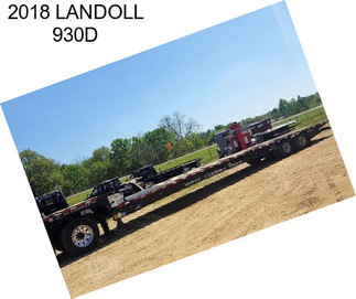 2018 LANDOLL 930D