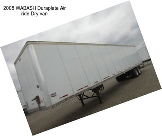 2008 WABASH Duraplate Air ride Dry van