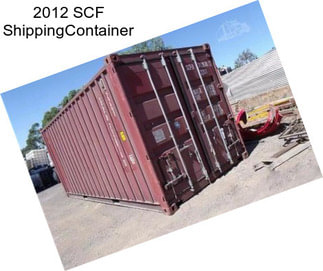 2012 SCF ShippingContainer