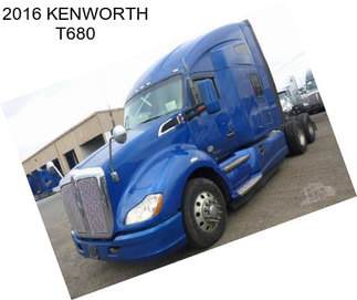 2016 KENWORTH T680