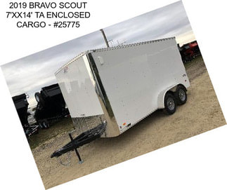 2019 BRAVO SCOUT 7\'XX14\' TA ENCLOSED CARGO - #25775