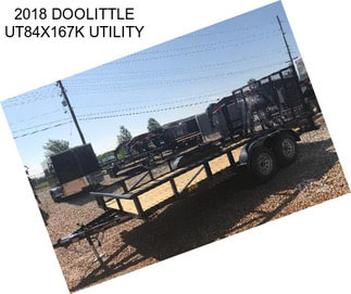 2018 DOOLITTLE UT84X167K UTILITY