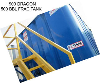 1900 DRAGON 500 BBL FRAC TANK