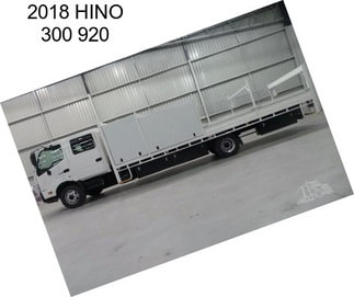 2018 HINO 300 920