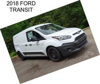 2018 FORD TRANSIT