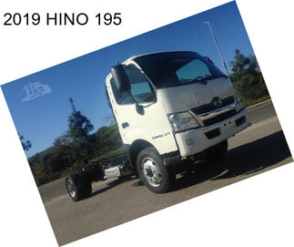 2019 HINO 195